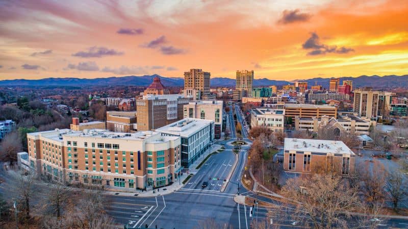 1190866923_Asheville, North Carolina, USA Drone Skyline Aerial_Large_cm