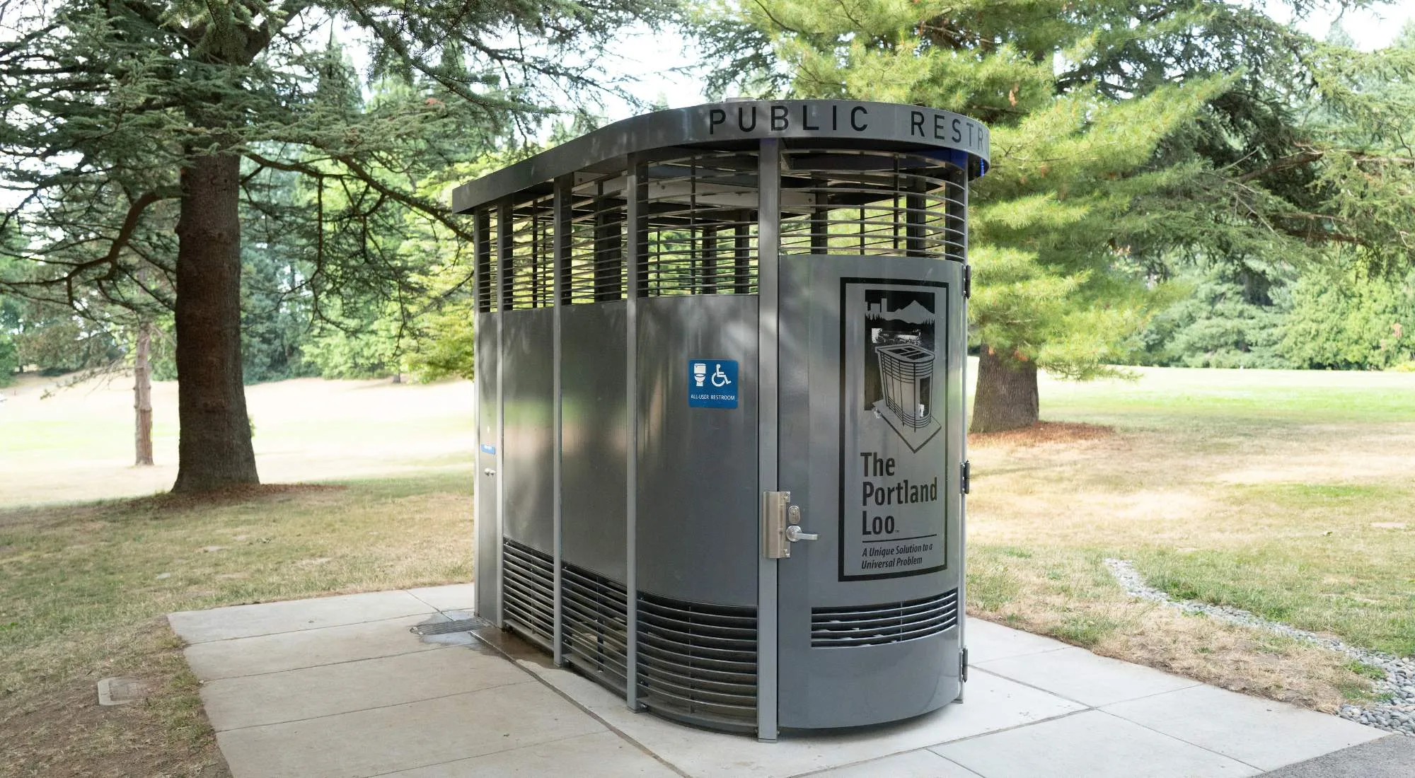 what a modular public restroom is